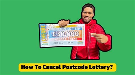 change address on postcode lottery|cancel postcode lottery uk.